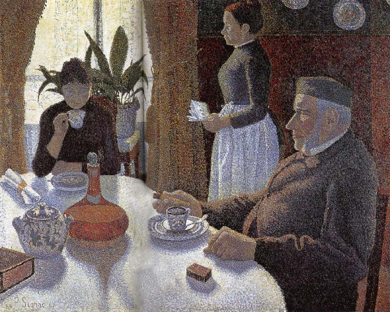 Paul Signac Dinner room oil painting image